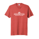 Port & Company Tri-Blend T-shirt (Red Heather)
